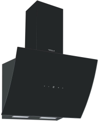 Hota incorporata Tesla DD600AB 190W 1 motor Decorativa 60 cm 630 m3/h Filtre din aluminiu Negru 