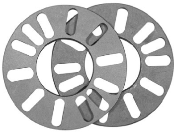 Set 2 Distantiere Auto din Aluminiu Universale Grosime de 5mm si Diamentru Gaura de 72 mm 