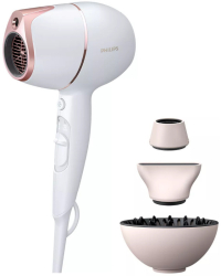 Uscator de par Philips Prestige BHD628/00 1800W Alb Roz 