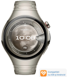 Smartwatch HUAWEI Watch 5 46mm Aerospace-Grade Titanium Case with Titanium Strap Smartwatch