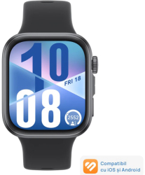 Smartwatch HUAWEI Watch Fit 4 Black Body with Black Fluoroelastomer Strap Smartwatch