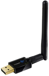 Adaptor Wireless cu antena externa EDUP EP-MS1559 300Mbps USB Negru 