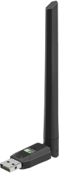 Adaptor wireless WIFI 600 Mbps+Bluetooth 5.0 dual band 2.4GHz/5GHz Amplificator Semnal Range 5Dbi Wifi Long Range Interfata USB pentru 