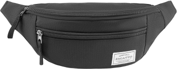 Borseta neagra pentru barbati pentru femei Poliester/Nylon 12x33x7 cm Zagatto ZG57 