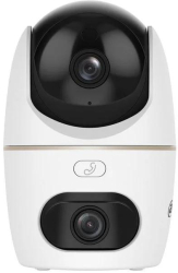 Camera wireless Dahua H5D-5F Hero Dual 2 lentile 5MP+5MP IR si LED alb Alarma Audio bidirectional Wi-Fi 6 IPC-H5D-5F Smartwiz