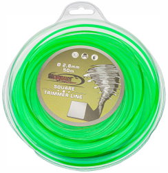 Fir patrat pentru trimmer 2.8 mm 50 m Powermat PM2.8 50 