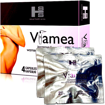 VIAMEA supliment alimentar pentru creșterea libidoului dorinta seductie orgasm doza puternică efect 4 capsule