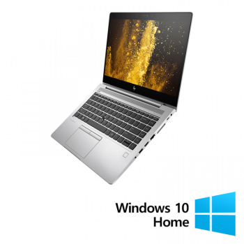 Laptop Refurbished HP EliteBook 840 G6 Intel Core i5-8365U 1.60 - 4.10GHz 8GB DDR4 256GB SSD 14 Inch Full HD Touchscreen Webcam + Windows
