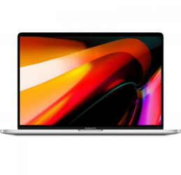 Laptop Apple MacBook Pro 16 Retina TouchBar Intel Core i7-9750H 16GB RAM 512GB SSD AMD Radeon Pro 5300M 4GB macOS US Silver Refurbished 