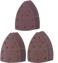 Hartie de slefuit Einhell KWB Velcro pentru slefuit delta 15buc 150\u00d7100mm Gr60 120 180 