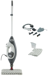 Aparat de curatat cu abur Shark S6005EU 1200W 0 5 l 2 setari tehnologie Klickn Flip jet de abur lavete anti-murdarie alb/gri 