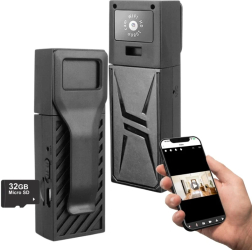 Body camera corporala iUni M7 32GB Wi-Fi Vizualizare 4K Night Vision Senzor de miscare 