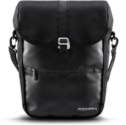 Geanta portbagaj bicicleta Zagatto® Neagra 18L 31x14x42 cm Impermeabila Cu elemnete reflectorizante Spatioasa Bretea de umar det 