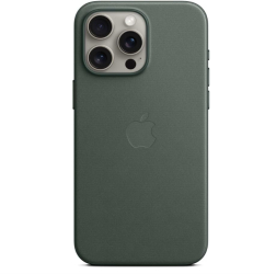 Husa Apple iPhone 15 Pro Max FineWoven cu MagSafe Evergreen - RESIGILAT 