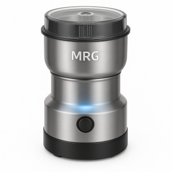 Rasnita Electrica MRG M666 150W Lama Metal Pentru Macinare Cafea Condimente Nuci Capac 100ml Buton Impuls Curatare Usoara 