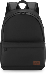 Rucsac Zagatto Negru Ghiozdan Dimensiuni 42x30x12 cm Impermeabil Permite format A4 Bretelele sunt captusite cu un burete moale Buzun 