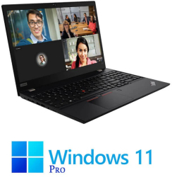 Laptop Lenovo T590 Quad Core i5-8365U 16GB DDR4 Display NOU Win 11 Pro 
