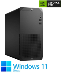 PC Gaming HP Z2 G5 Tower Hexa Core i5-10400F SSD RTX 2070 8GB Win 11 Home 