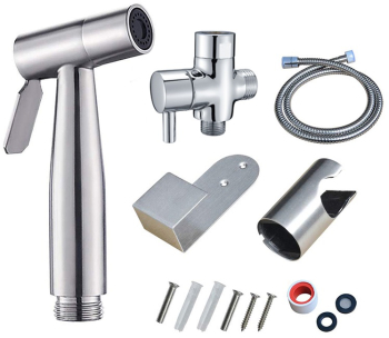 Set cap de dus pentru bideu para bideu cu accesorii incluse inox 