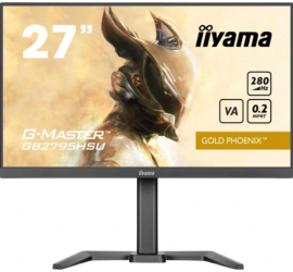 Monitor gaming Iiyama 27" 280Hz VA 0.2ms Gold Pheonix G-MASTER Full HD HDMI DisplayPort Boxe negru - imagine 1
