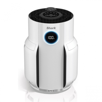 Purificator de aer Shark NeverChange HP150EU Pana la 60 m3 26W 5 viteze Fara schimbarea filtrului timp de pana la 5 ani Afisaj LED Alb 