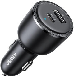 Incarcator auto 63W 1xType-C QC3.0 si 1xUSB-A UGREEN 