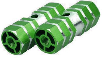 Set peg BMX verde/crom 70 x 25 mm RR1410-GREEN 