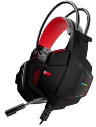 Casti cu microfon Lenovo HU85 USB-A 2.0 Black-Red 