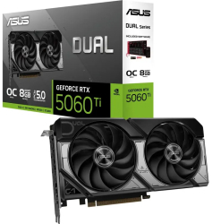 Placa video ASUS GeForce RTX 5060 Ti Dual OC EDITION 8GB GDDR7 128-bit DLSS 4.0 