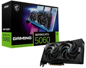 Placa video MSI GeForce RTX 5060 GAMING OC 8GB GDDR7 128-bit DLSS 4.0 