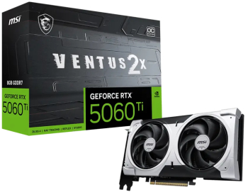 Placa video MSI GeForce RTX 5060 Ti VENTUS 2X OC PLUS 8GB GDDR7 128-bit DLSS 4.0 