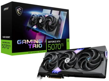 Placa video MSI GeForce RTX 5070 Ti GAMING TRIO OC 16GB GDDR7 256-bit DLSS 4.0 