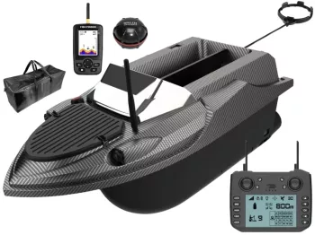 Barca Plantat Nadit si Momit iUni V080 GPS Sonar Fish Finder Geanta Transport 20000mAh 800m 15km/h accesorii pescuit