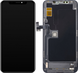 Display ecran cu Touchscreen si Rama compatibil cu Apple Iphone 11 Pro Max Negru 