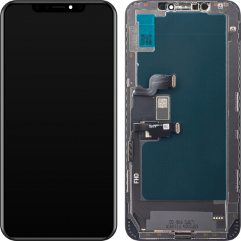 Display ecran cu Touchscreen si Rama compatibil cu Apple Iphone XS Max Negru 