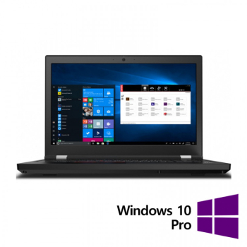 Laptop Refurbished LENOVO ThinkPad P15 Gen 1 Intel Core i7-10850H 2.70 - 5.10GHz 32GB DDR4 Placa Video Nvidia Quadro T2000 4GB 512GB SSD 