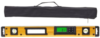 Nivela magnetica aluminiu Interval de masurare 0-360 de grade 3 bule LCD IP54 Lungime 600 mm 