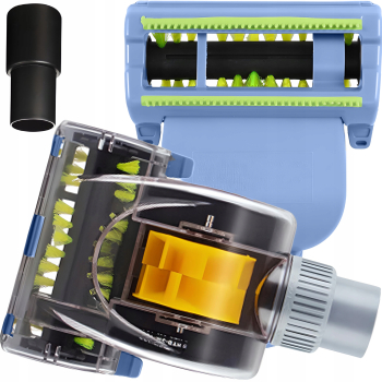Perie turbo pentru aspirator Zola multifunctionala adaptor 30-35 mm 17.4 x 11.3 cm albastra 
