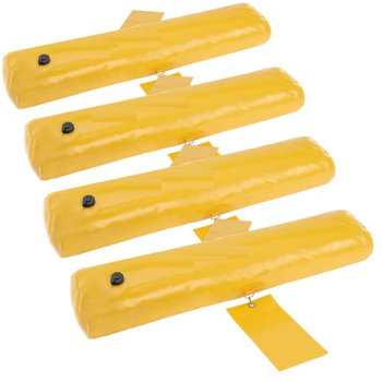 Set 4 Bariere contra inundatiilor Lungime 122 cm Latime 25 cm Portabile PVC Industrial 