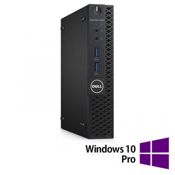 Calculator Refurbished DELL OptiPlex 3070 Mini Intel Core i3-9100T 3.10 - 3.70GHz 8GB DDR4 256GB SSD + Windows 10 Pro 
