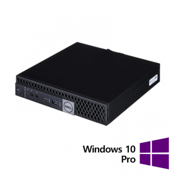 Calculator Refurbished DELL OptiPlex 5070 Mini Intel Core i3-8100T 3.10GHz 8GB DDR4 128GB SSD + Windows 10 Pro 