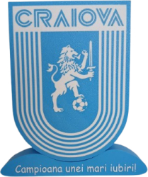 Caseta luminoasa LED cu stema echipei de fotbal &bdquo Universitatea Craiova&bdquo 