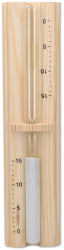 Clepsidra Sauna Navaris 29.5x7.5x4 cm Lemn Pin Rezistenta Caldura 47800.02 