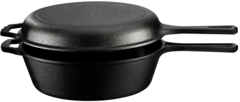 Oala fonta Navaris 3.6L 42.6x26.4x11.7 cm capac dual si manere negru 61695.01 