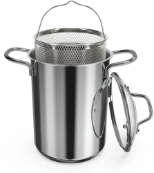 Oala sparanghel Navaris cu cos si capac sticla compatibila inductie 16x21 cm 3.9L 49580.01 