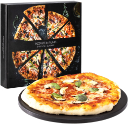 Piatra de pizza rotunda Navaris 30.5 cm cordierit glazurat rezistenta 500° C 51246.02.3 