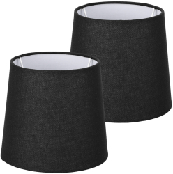 Set 2 Abajururi E14 Negru/Alb Navaris NAV000012AE007C 