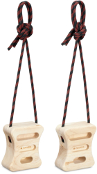 Set 2 Blocuri de escalada Navaris 15x13x6 cm cu franghii reglabile 200 cm 54598.01 