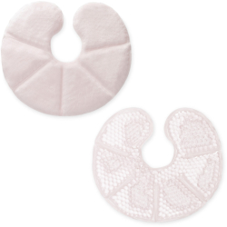 Set 2 Perne gel pentru alaptare Navaris 19.7x16.5 cm utilizare calda/rece roz 52153.04