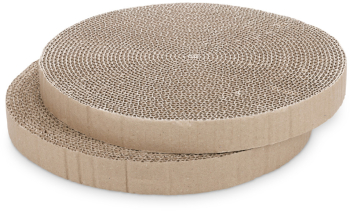Set 2 Placi de zgariat Navaris pentru Pisici 34x3.5 cm material reciclabil 52415.01 